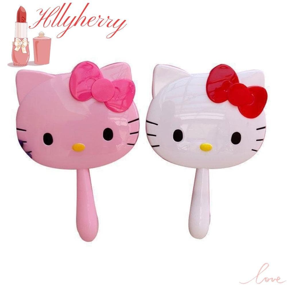 Espelho Portátil HLLYHERRY , De Maquiagem De Desenho Animado Sanrio Hello Kitty Bolso De Plástico