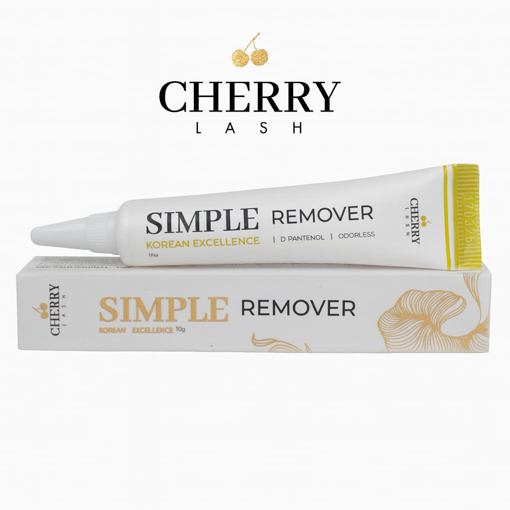 Removedor De Cola Simple Remover Cherry Lash Em Balm Para Extensão De Cílios Adesivo Alongamento