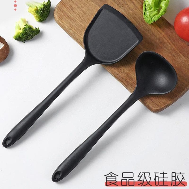 Espátula de silicone Panela antiaderente Espátula resistente a altas temperaturas dedicada Conjunto de espátula de silic