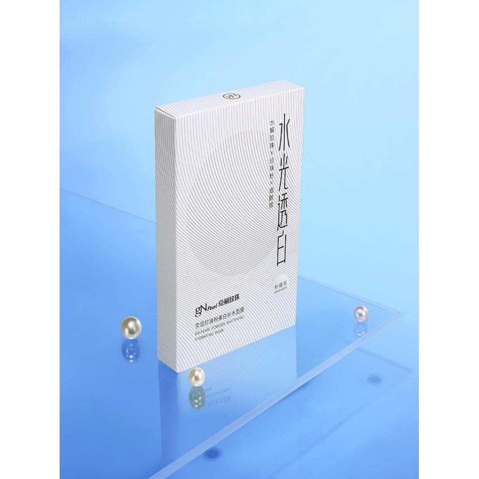 Jingrun Pearl Powder Whitening Máscara Hidratante Produtos de Cuidados com a Pele Genuíno Fade Spot Hidratante Iluminado