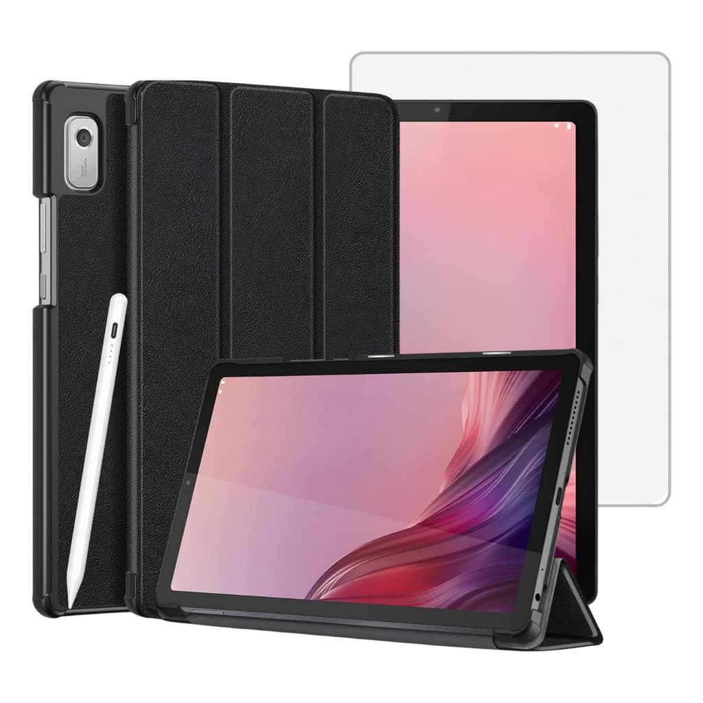 Kit Capa Pelicula E Caneta Stylus Para Tablet Lenovo Tab M9