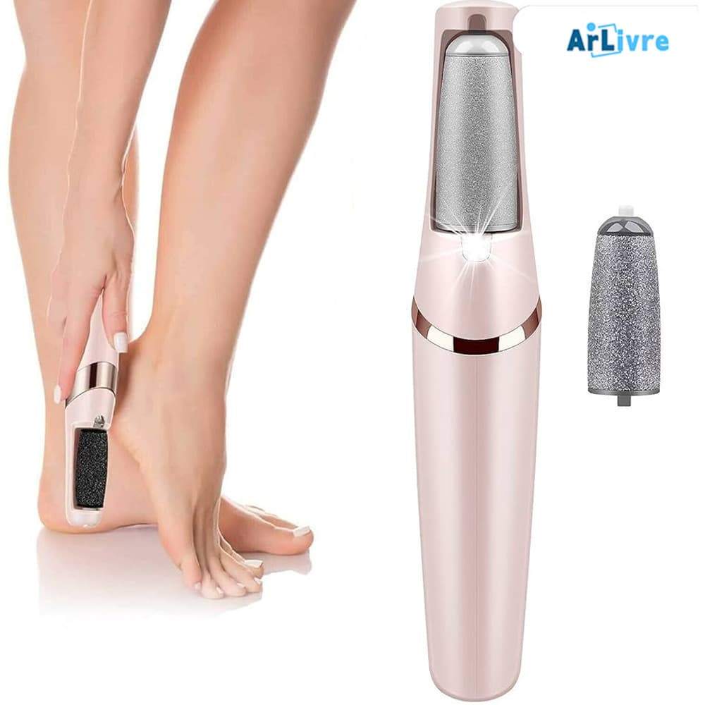 Esfoliante elétrico para pés - cuidado portátil para Pedicure