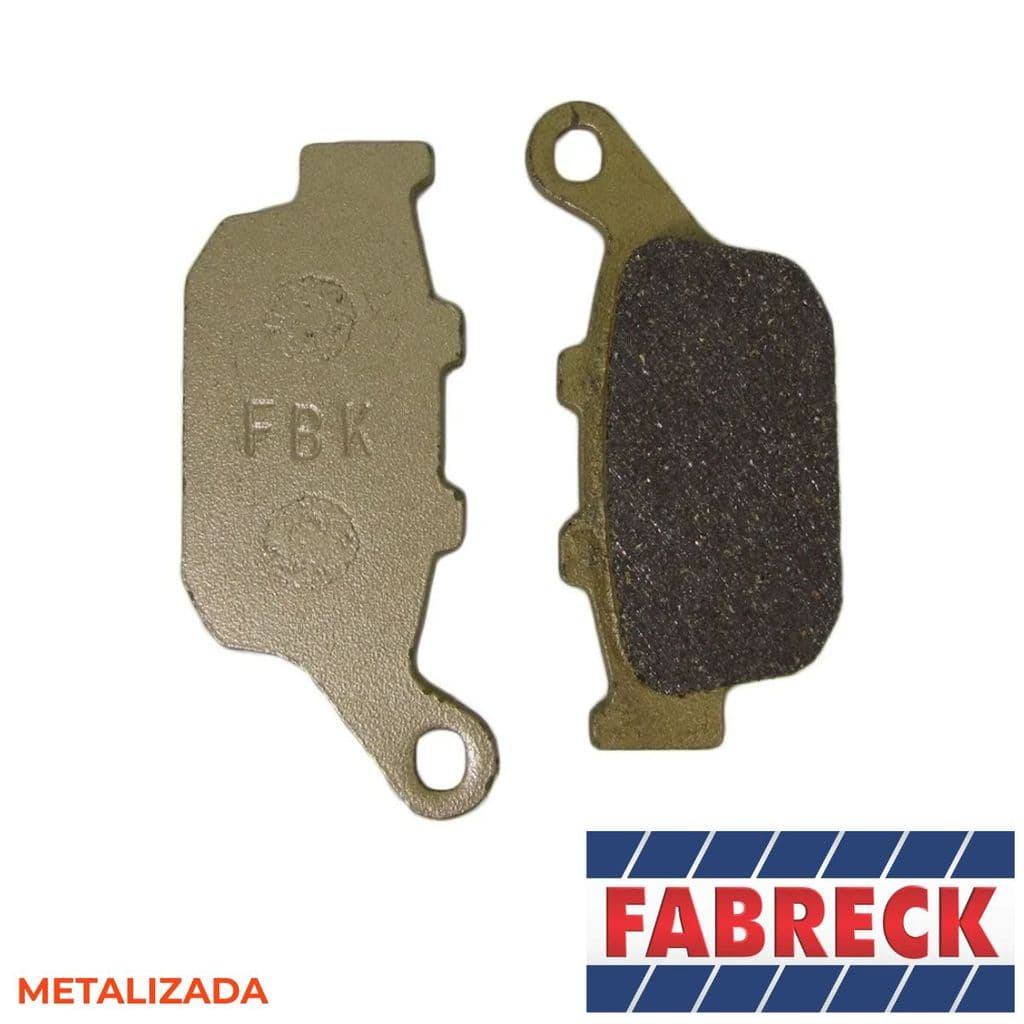 Pastilha de Freio Traseira CB 300 Sem ABS/CB 500X/CB 500F Fabreck Racing Metalizada