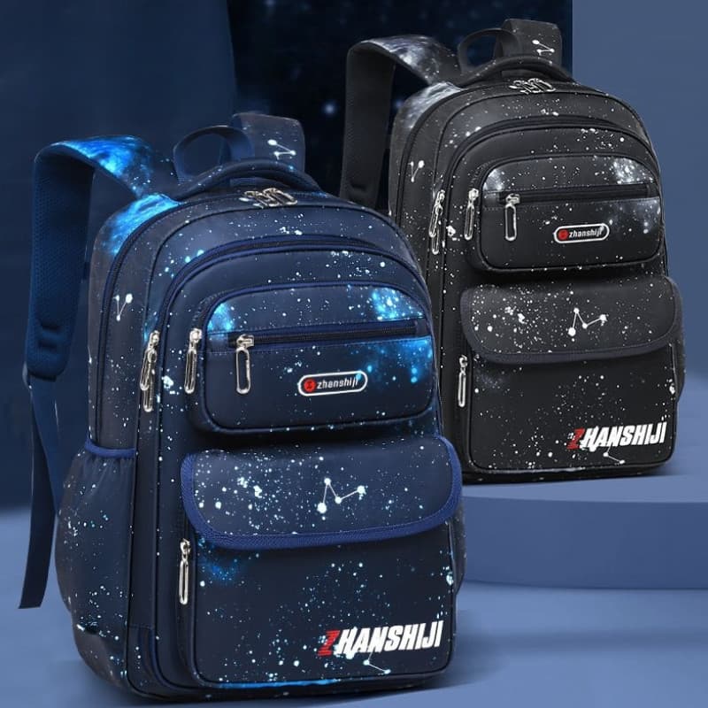 Mochila Escolar Menino Abertura 180° Grande Capacidade Juvenil Leve Reforçada Princesa Viagem Passeio