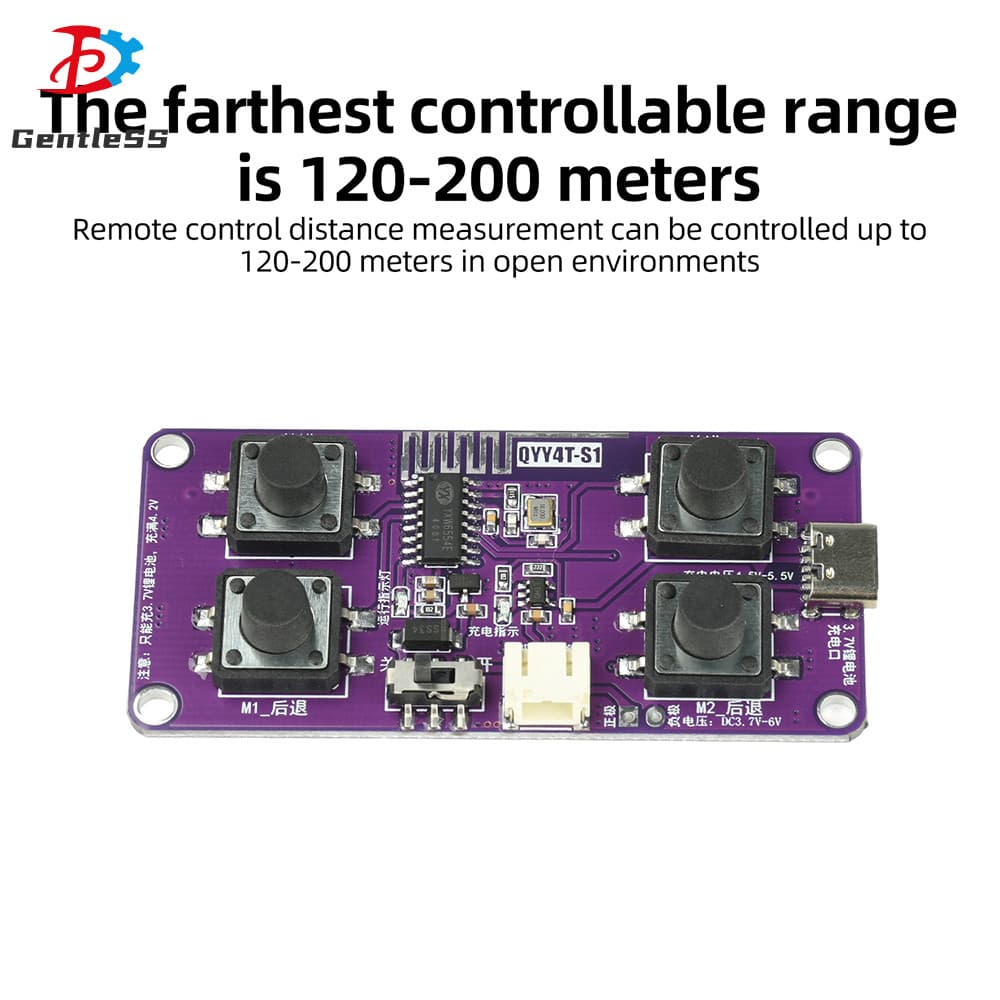 Kit De Módulo Receptor De Controle Remoto Para Carro De Brinquedo Recarregável De 4 Canais 2.4G