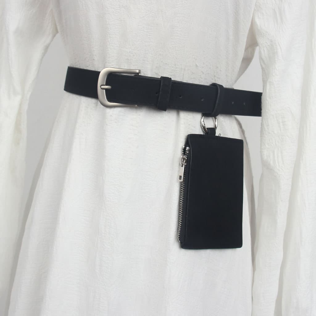 Coreano coreano ins estilo couro integrado cinto pequeno saco de cintura feminino moda High-End cinto acessórios de cint