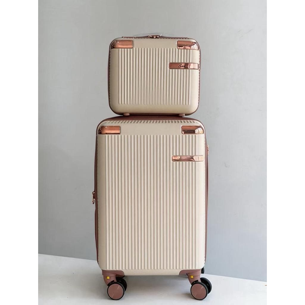 kit De Mala De Bordo + Frasqueira, Alto Qualidade4 rodas duplas removíveis Gira 360 Grau/ mala de viagem
