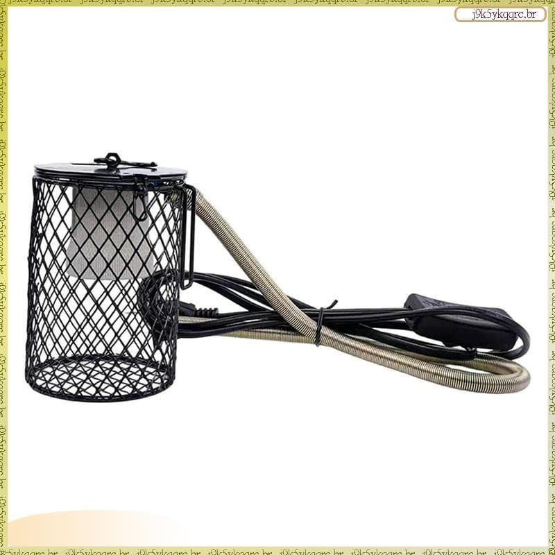 [Lan] Tampa Da Luz Do Aquecedor , Gaiola De Isolamento , Protetor De Lâmpada De Calor Para Répteis , Suporte Aquecimento