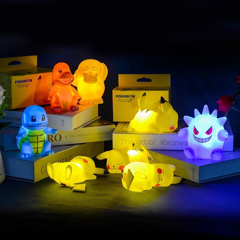10 tipos de luminárias noturnas de Pokémon, incluindo designs do Greninja, Psyduck, Pikachu e outros personagens de anim