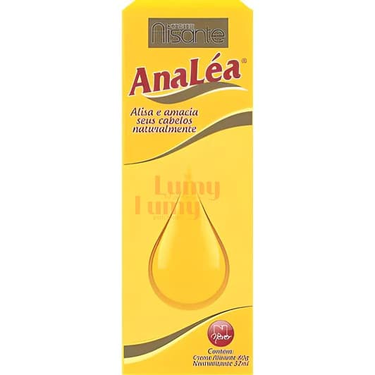 Creme Alisante Profissional Ana Lea Cabelo Liso Caixa 80G