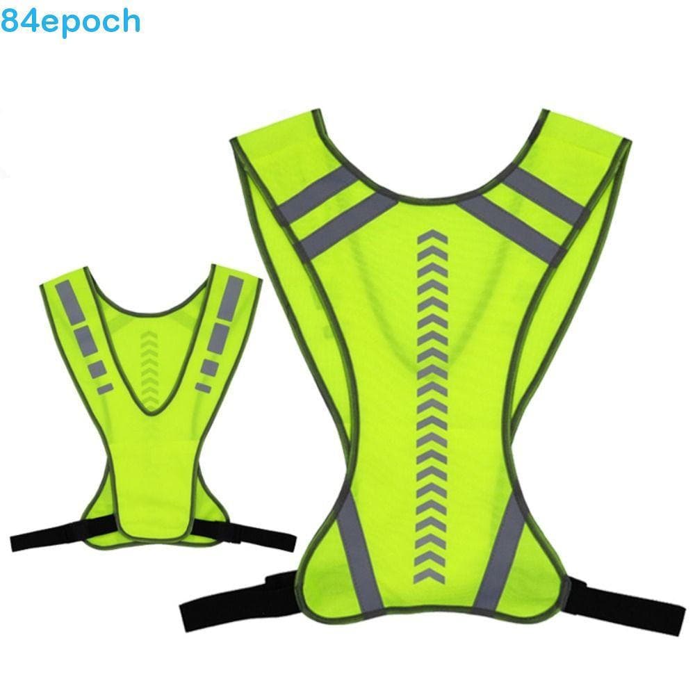 Colete de Segurança Refletivo BREPOCH, design à prova d'água, equipado com bolso de armazenamento refletivo, leve PSBD.