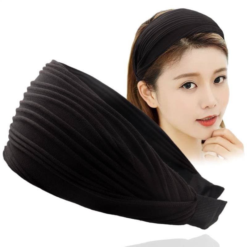 Tiara feminina dente antiderrapante versão coreana respirável All-match bandana cabeça capa de cabelo branco bandana de