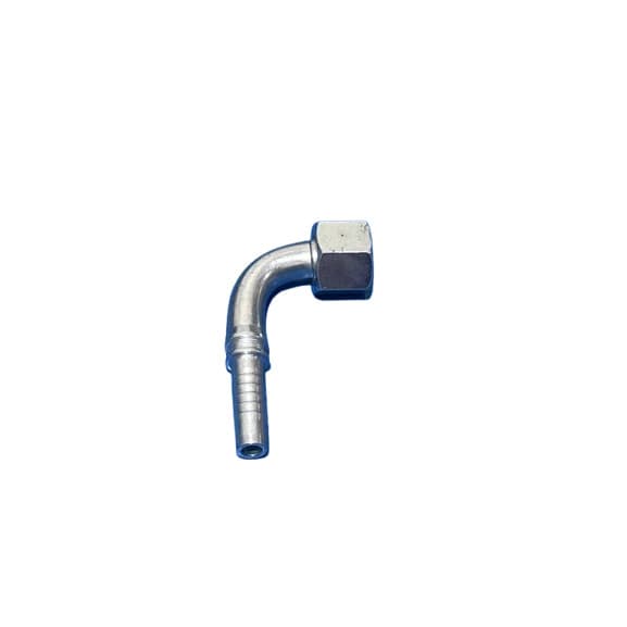 Terminal Fêmea Métrica O-Ring Curva 90° 18 mm x 3/8"