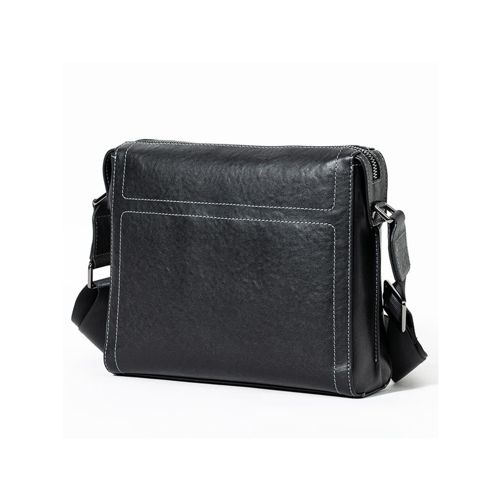 Bolsa mensageiro masculina de primeira camada de couro macio couro genuíno moda masculina bolsa de negócios Casual simpl