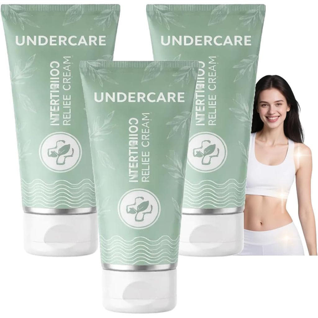UndercareforIntertrigo, 1/2/3 peças, Novo Intertrigo, UndercareRelief, Fórmula de Rápida Absorção, Proteção contra Umida