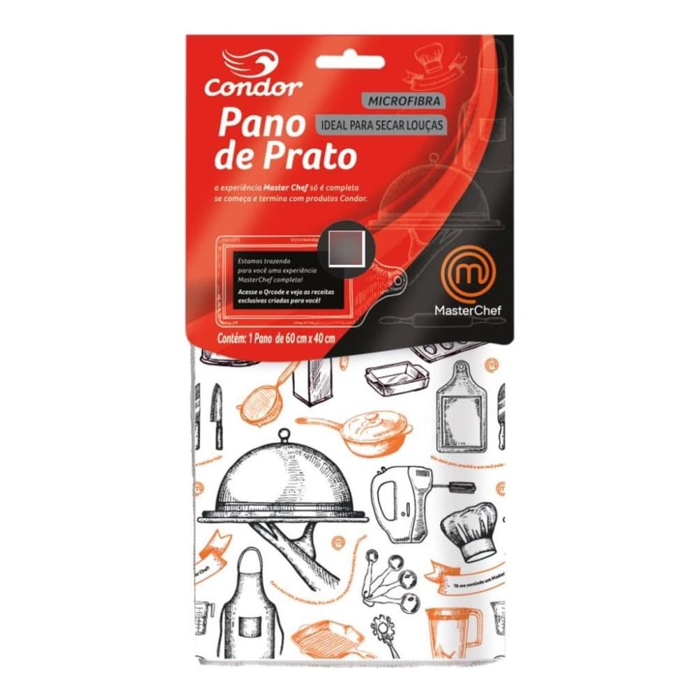 Pano De Prato Masterchef Condor 60x40 Cm Condor