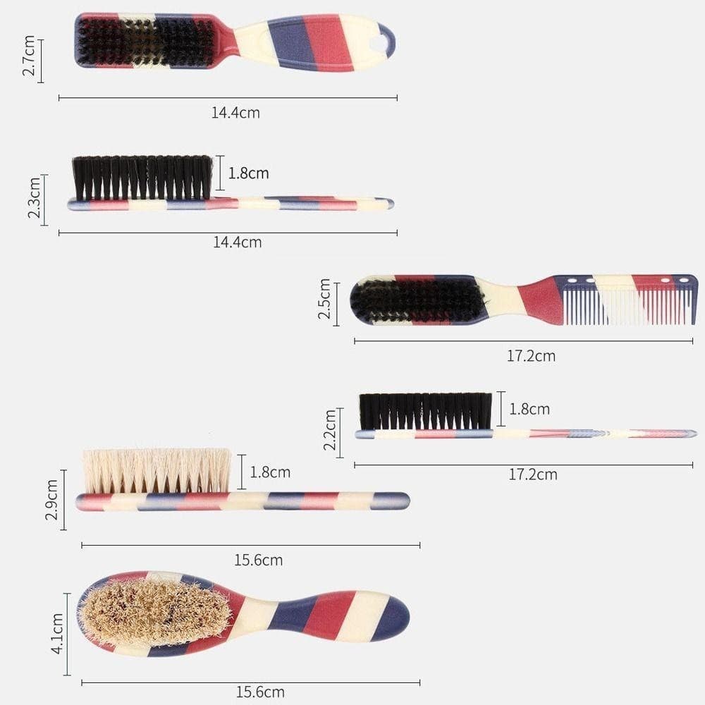 NAILSDECOR Escovas De Estilo De Barba , Pente Dupla Face De Limpeza De Escultura Profissional De Cabelo Útil Para Barbea