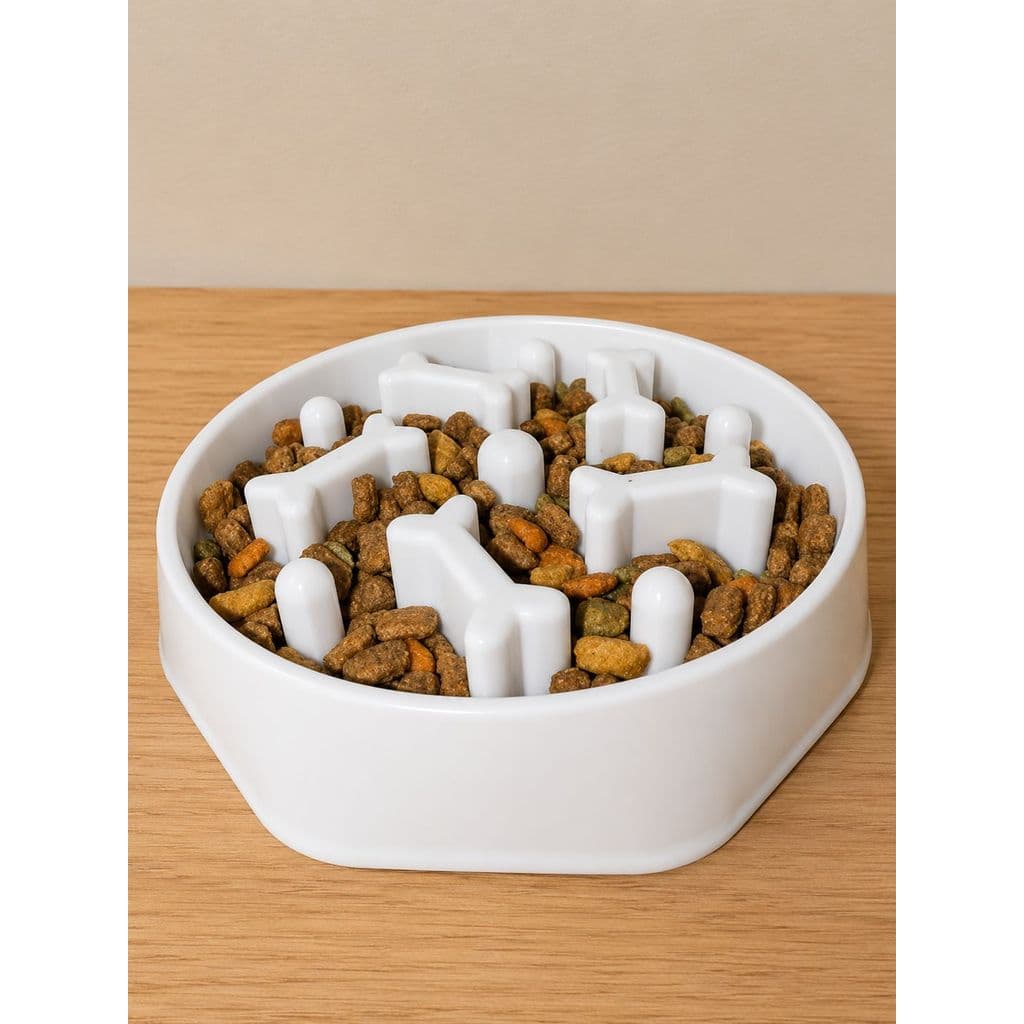 COMEDOURO LENTO PARA CAES E GATOS