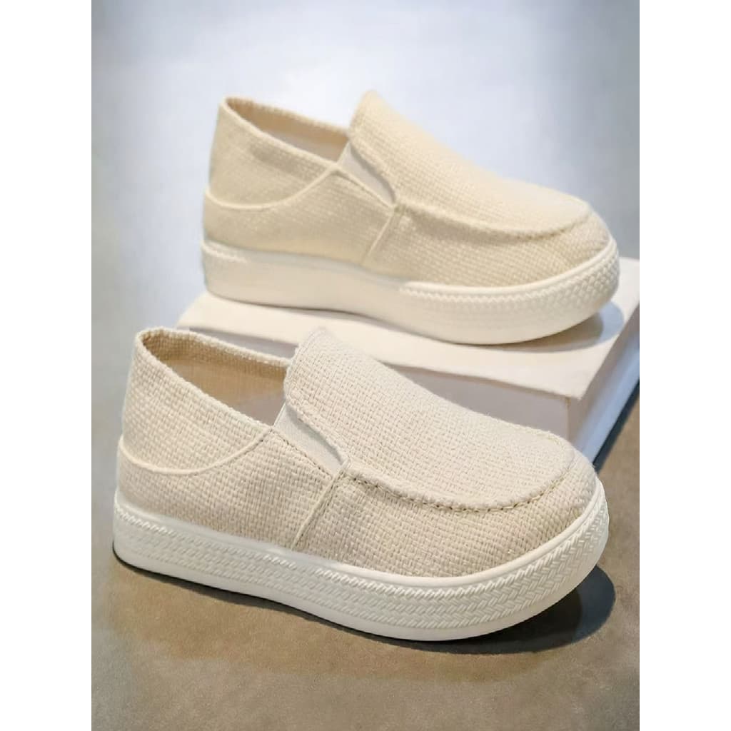 Sapatos masculinos de lona verão sola macia linho velho pequim pano sapatos deslizamento-em tênis casuais masculinos All