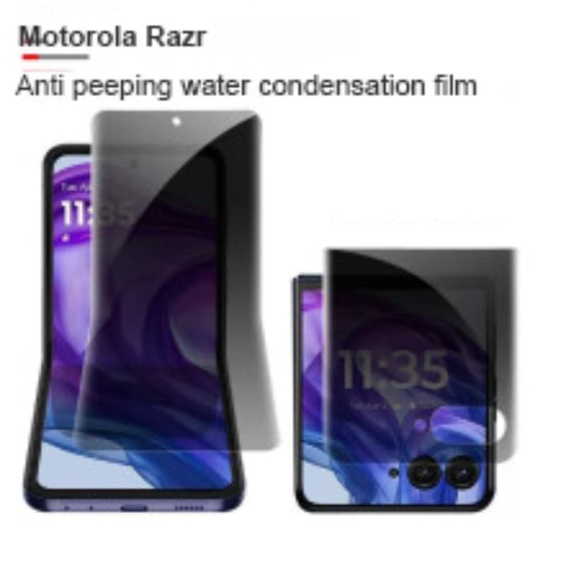 Película De Proteção De Privacidade Para Motorola Razr 70 Ultra 70Plus 60 Plus 50 Filme De Papel Anti-peep