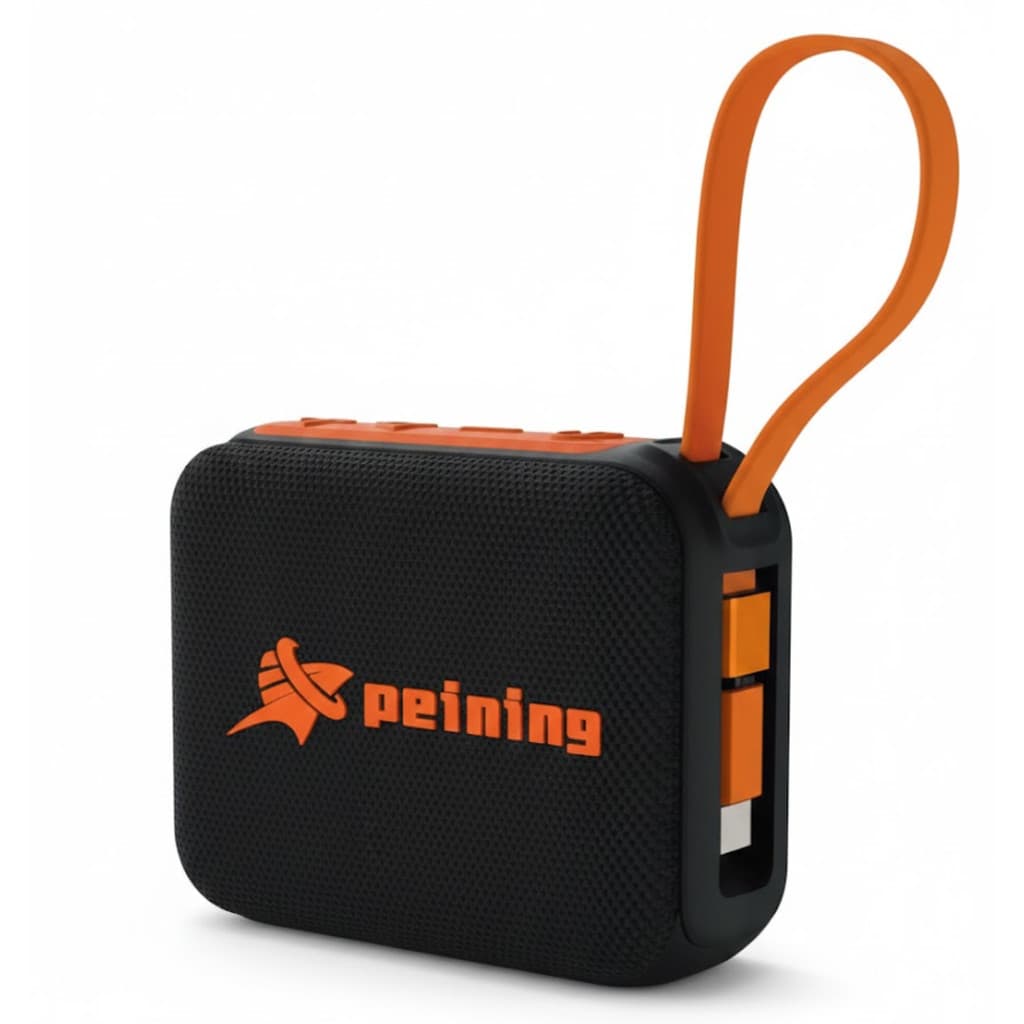 Caixa De Som Portátil Bluetooth Com Power Bank Integrado Potente Som Estéreo E Sem Fio Alta Qualidade