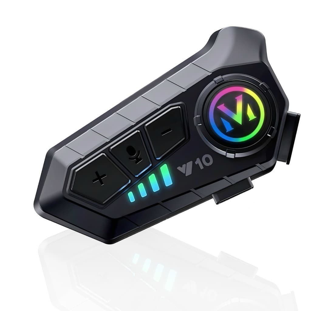Fone de ouvido sem fio Bluetooth para Capacete de Motocicleta com Microfone