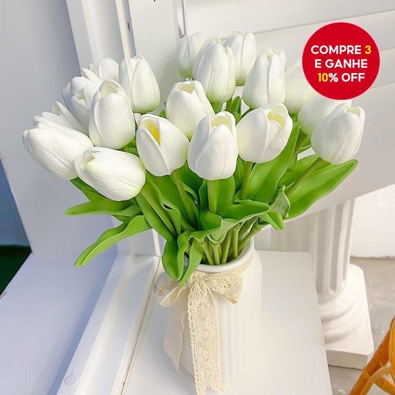 Mini Flores Artificiais De Tulipa 5/10 Unidades-Buquê Falso Para Casamento , Aniversário , Festa E Decoração De Casa