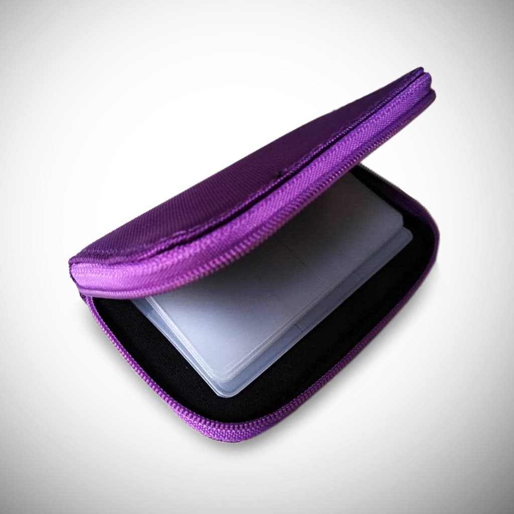 Estojo para Cartões de Memória premium para 22 und - Lilas