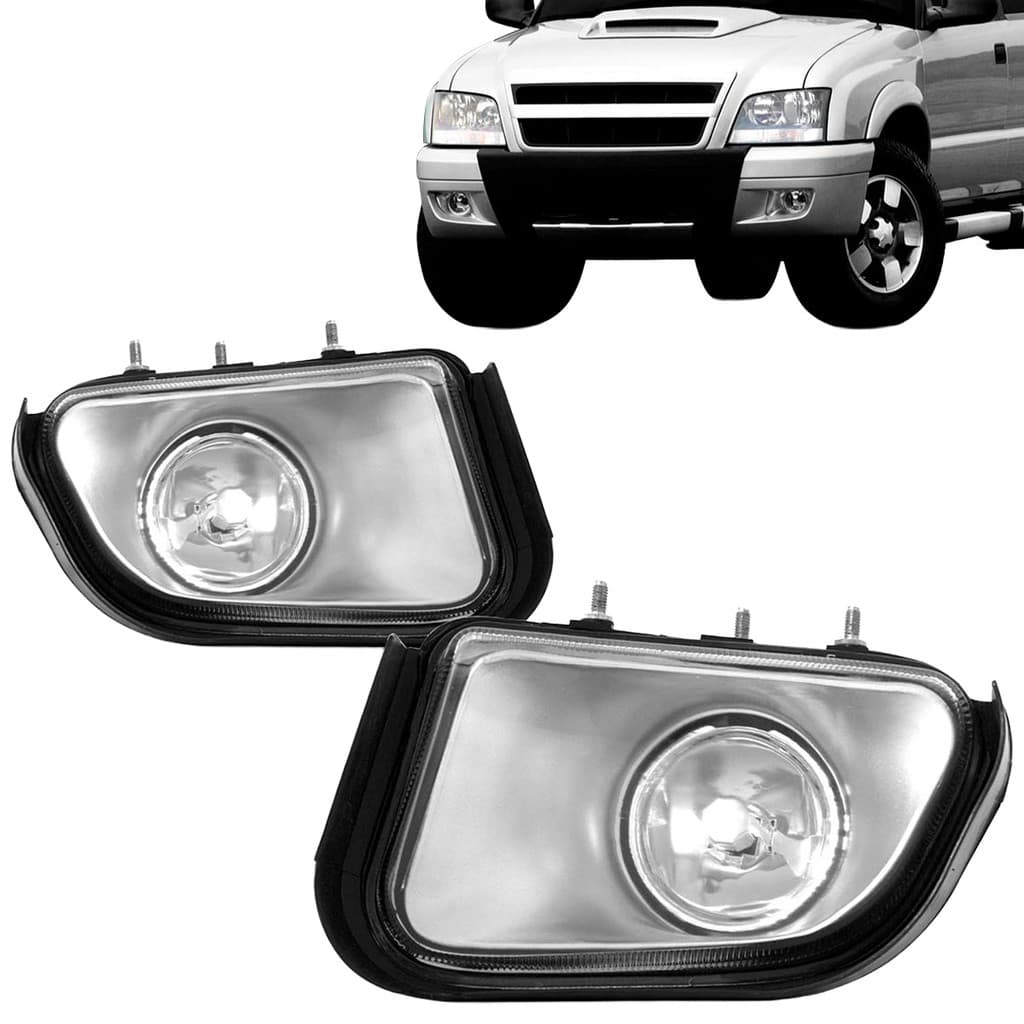 Par Farol Milha Auxiliar S10 Blazer 01 02 03 04 2005 2006 2007 2008 2009 2010 2011 Modelo Cibie