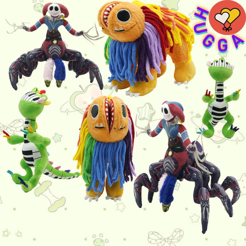 HUGGA Poppy Playtime Capítulo 5 Boneca De Pelúcia Piano Dinossauro Leão Magnético Brinquedo Palhaço De Seis Garras Anima