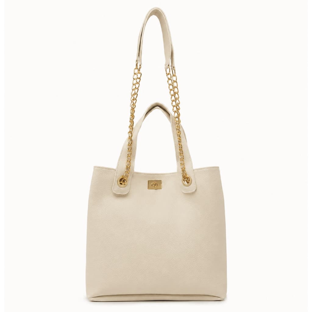 Bolsa Tote Feminina Premium Com Bolso Interno E Fácil Limpeza