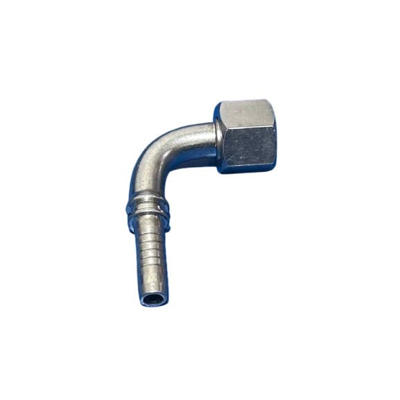 Terminal Fêmea Métrica O-Ring Curva 90° 20 mm x 3/8"