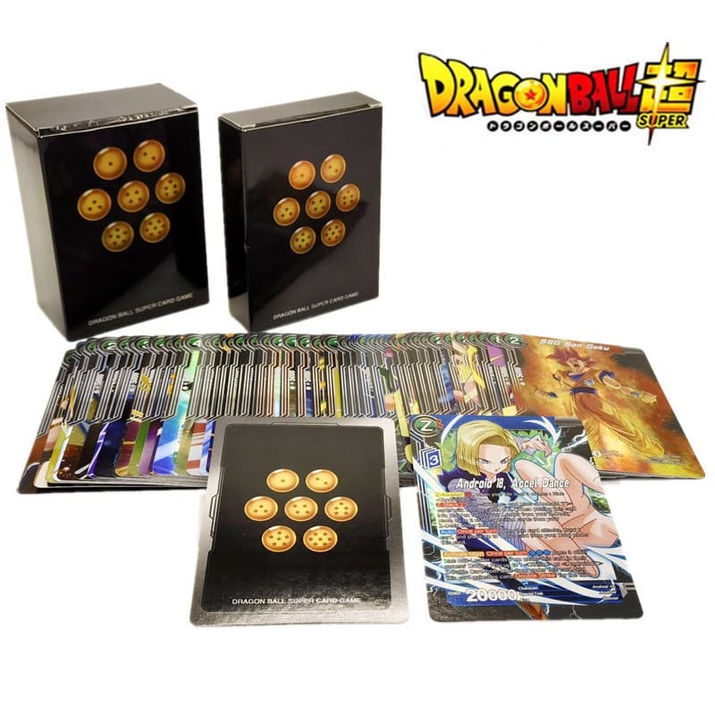 50 Pçs 100 Bandai Dragon Ball Super Cartas Inglês Saiya Goku Vegeta Cartão Brilhante Negociação Proxy Jogo De Tabuleiro