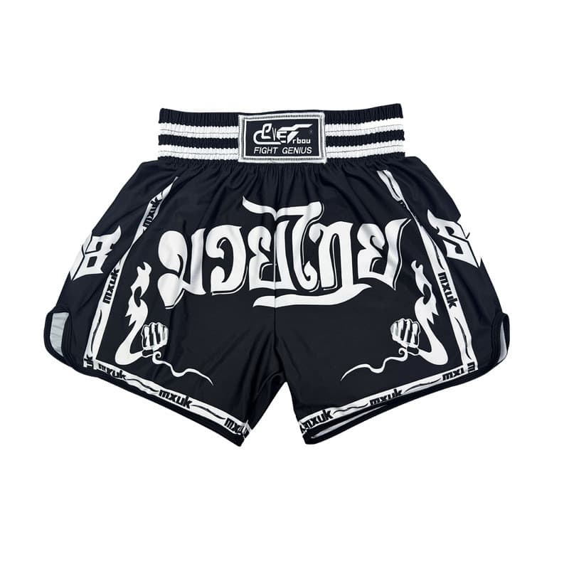 Caixa boxe luta Sanda Shorts de treinamento esportivo abrangente luta Muay Thai calças de secagem rápida
