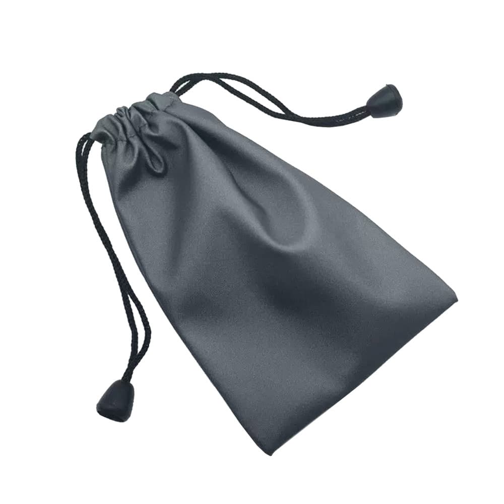 Bolsa Organizadora Impermeável Portátil p/ Power Bank, Celular, Cabos e Carregador – Cinza 18x11cm