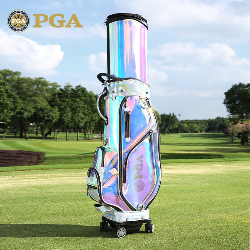 Americano PGA saco de golfe das mulheres dos homens saco de bola de aviação remessa casca dura retrátil Universal roda c