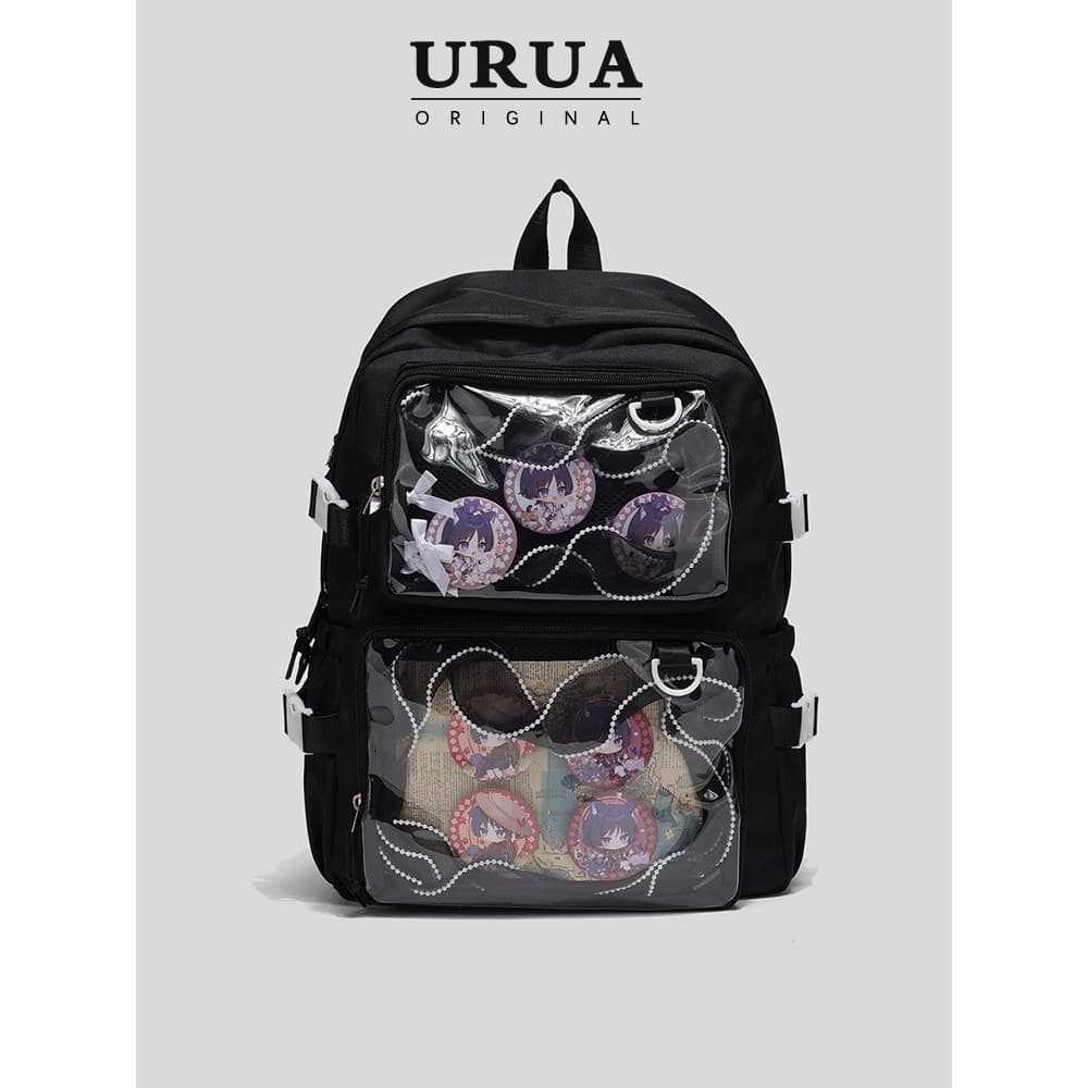 Estudante mochila saco de dor transparente saco do bebê dopamina mochila grande capacidade júnior classe do ensino médio