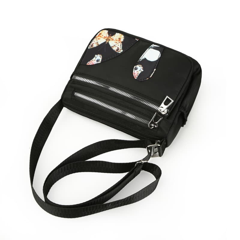 Bolsa de pano Casual mensageiro bolsa de lona de Nylon ombro bolsa mãe de meia-idade pequena bolsa feminina de pano Oxfo