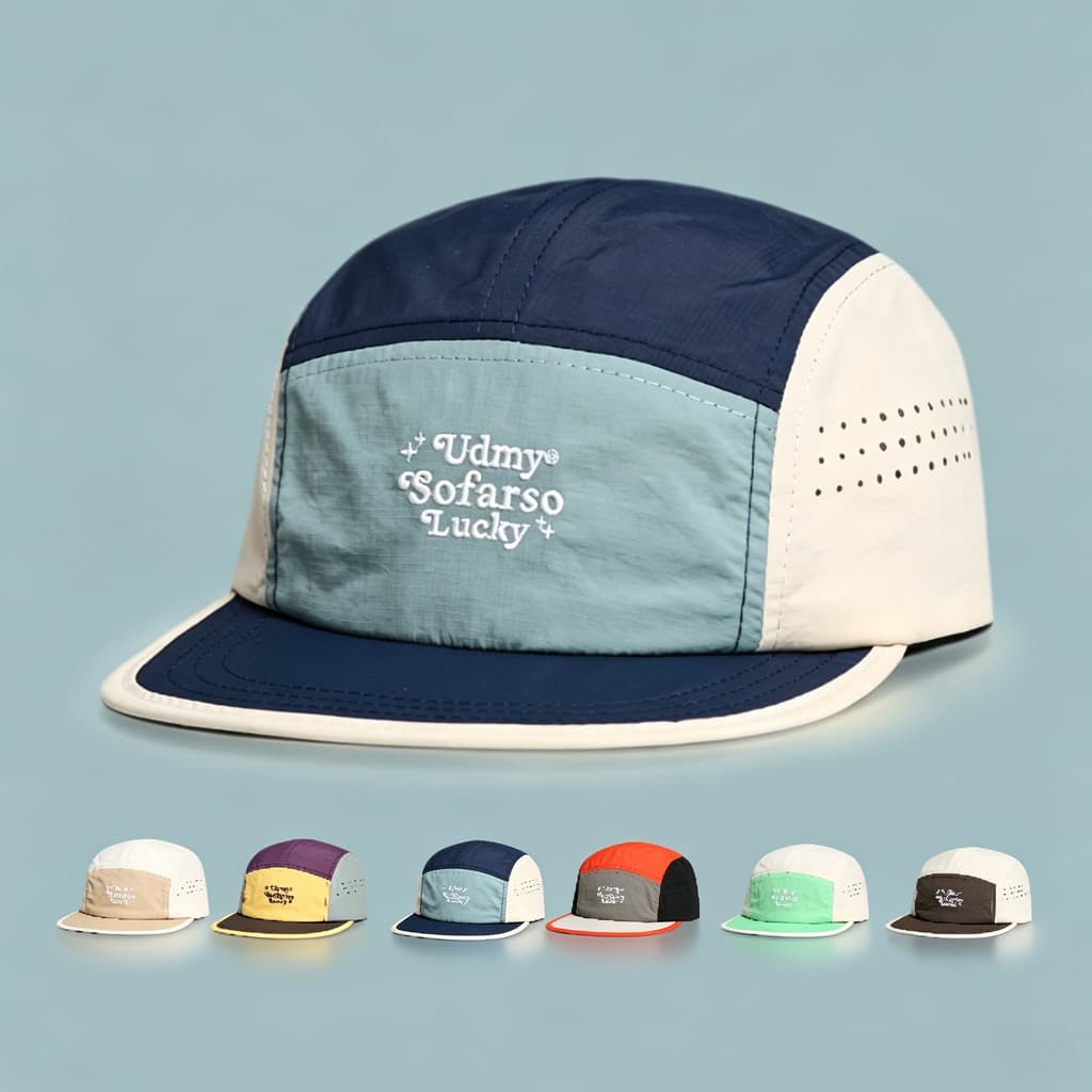 Boné Masculino Five Panel Bordado Malha Ciclismo Corrida Praia Vintage Americano Streetwear Diário Verão Feminino Chapéu