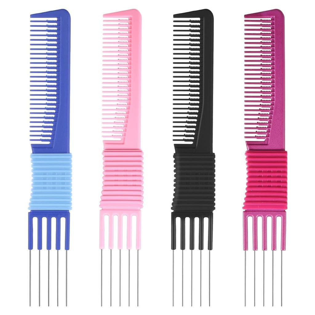 Pente De Cabelo Com 4 Pacotes , Pentes Provocantes Pino De Metal , Levantamento Para Salão De Beleza w
