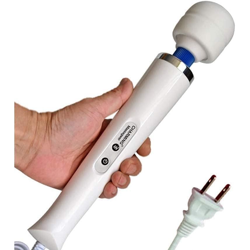 Massageador Manual Potente com Fio, 10 Velocidades e Vibração Forte, Massageador de Terapia Pessoal para Recuperação Esp