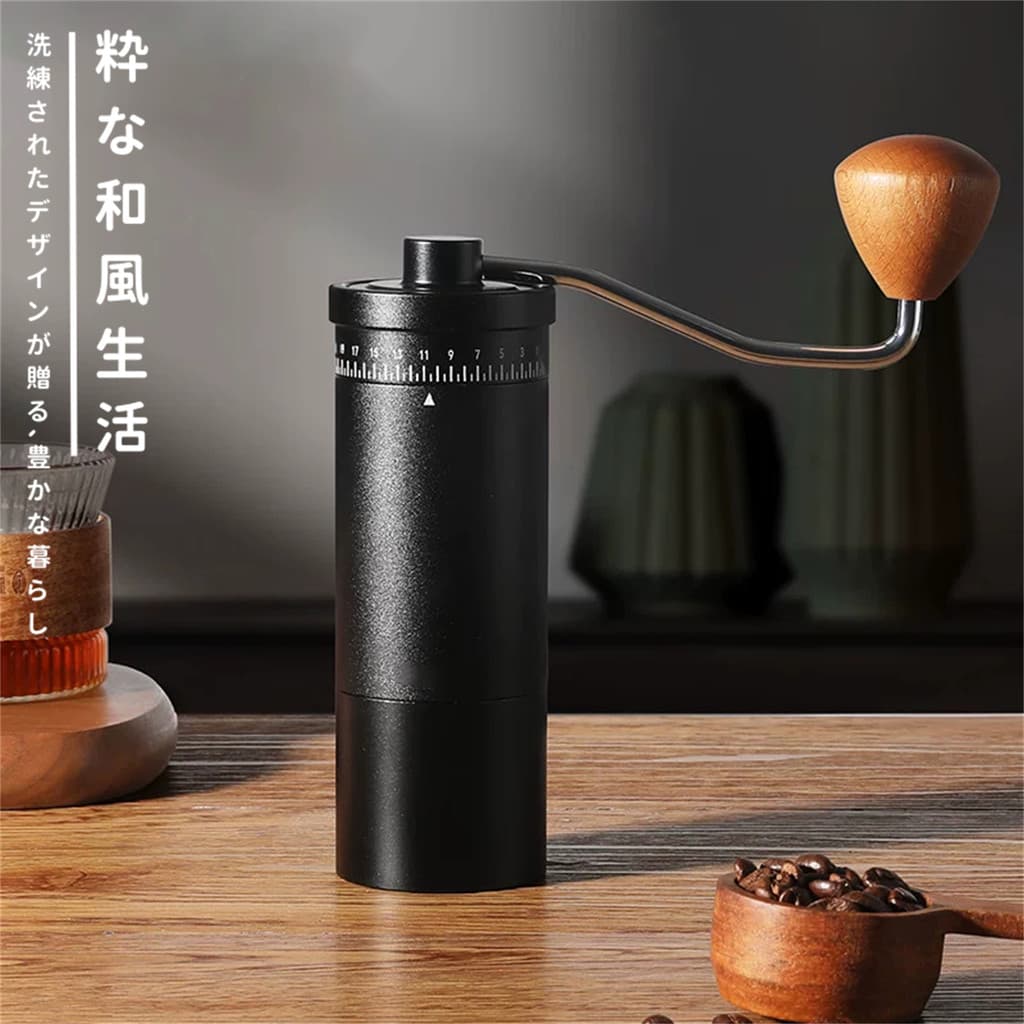 Moedor de mão japonês moedor de mão máquina de café pequena mão moedor de grãos de café conveniente