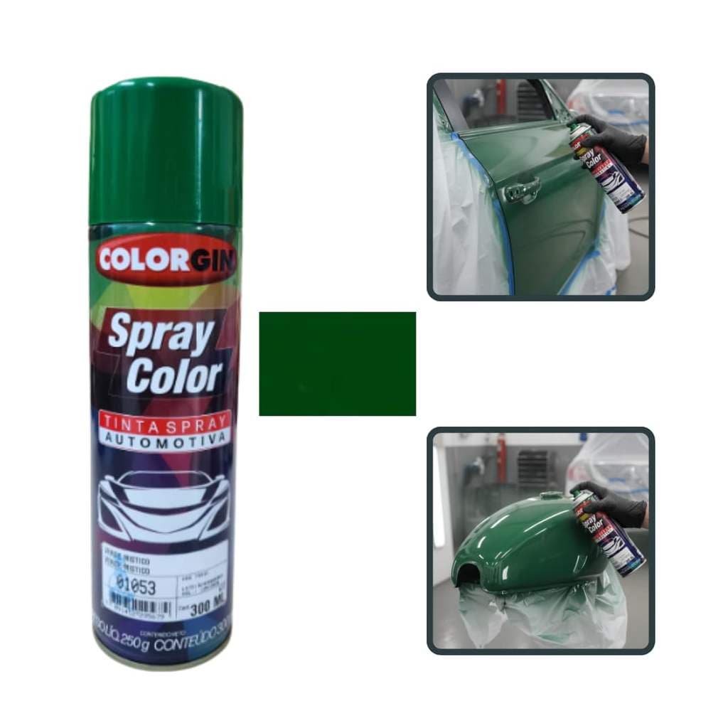 SPRAY COLOR VERDE MISTICO SPRAY AUTOMOTIVO COLORGIN 300ML