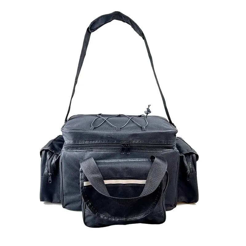 Bolsa de Pesca Impermeável 50*30*25cm em Nylon, Grande Capacidade, Multiuso, Bolsa de Equipamentos de Pesca, Duas Camada