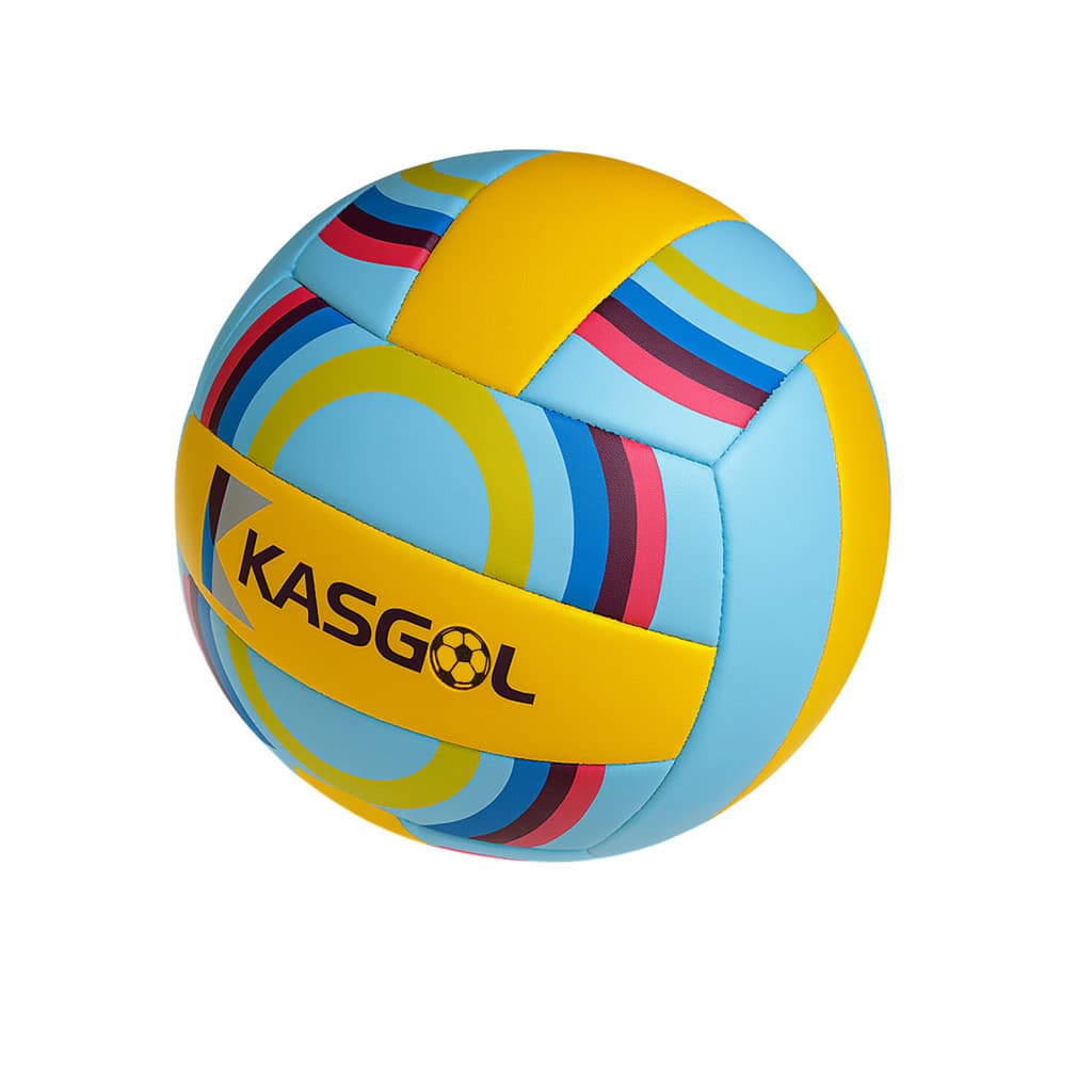 Bola de Vôlei Tamanho padrão Nº5 - Azul e Amarelo