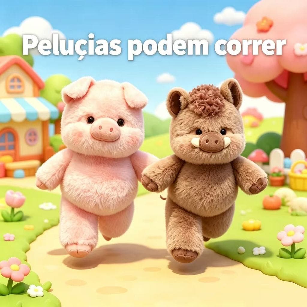 40cm Pelúcia Porco Corredor Super Macia Antialérgica Alta Qualidade Para Crianças