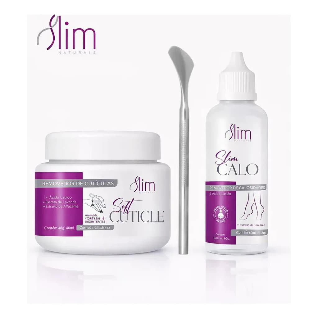 Kit Spa Dos Pés Amaciante Para Cutículas E Calosidades Slim