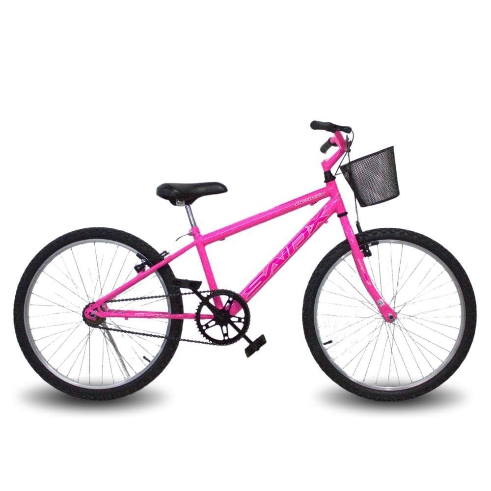 Bicicleta Aro 24 Feminina Sem Marcha Saidx Beauty