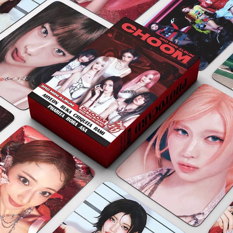 127 Pçs/Caixa BABYMONSTER Photocard CHOOM Álbum LOMO Cartão Adesivo KPOP Coleção