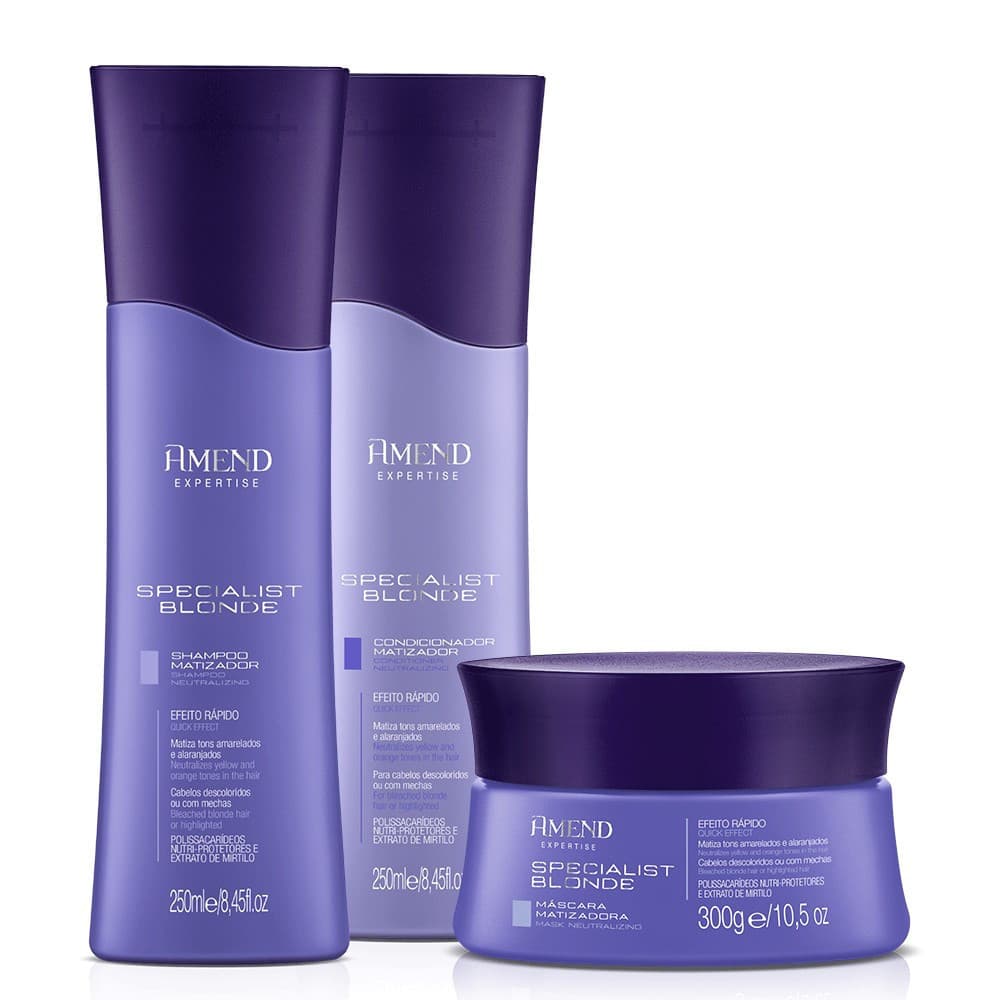 AMEND KIT EXPERTISE SPECIALIST BLONDE | 3 PRODUTOS